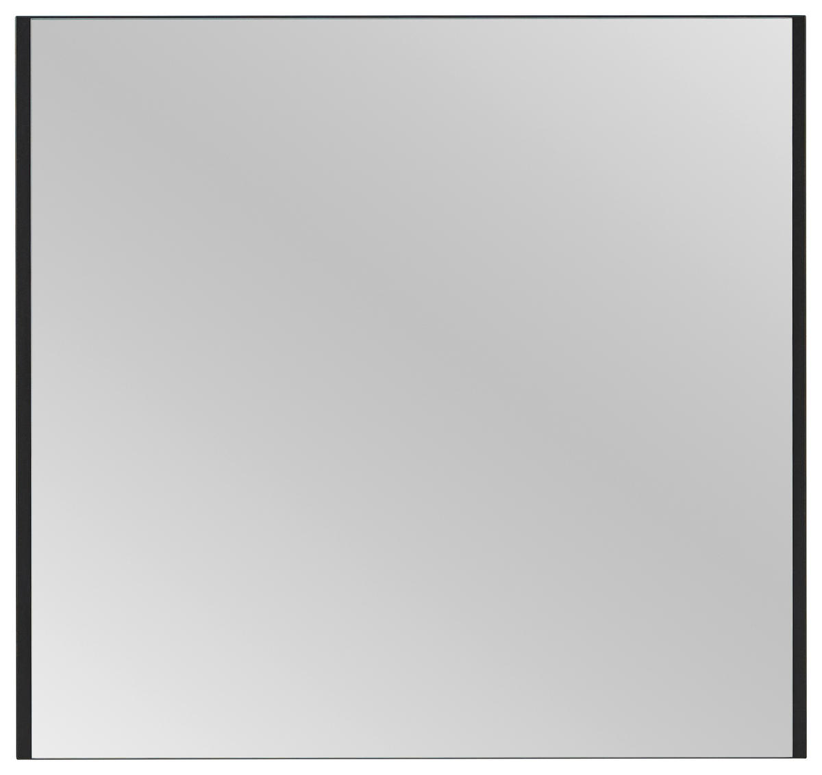 WANDSPIEGEL 87,6/82,4/2 cm    - Schwarz, KONVENTIONELL, Glas/Holzwerkstoff (87,6/82,4/2cm) - Voleo