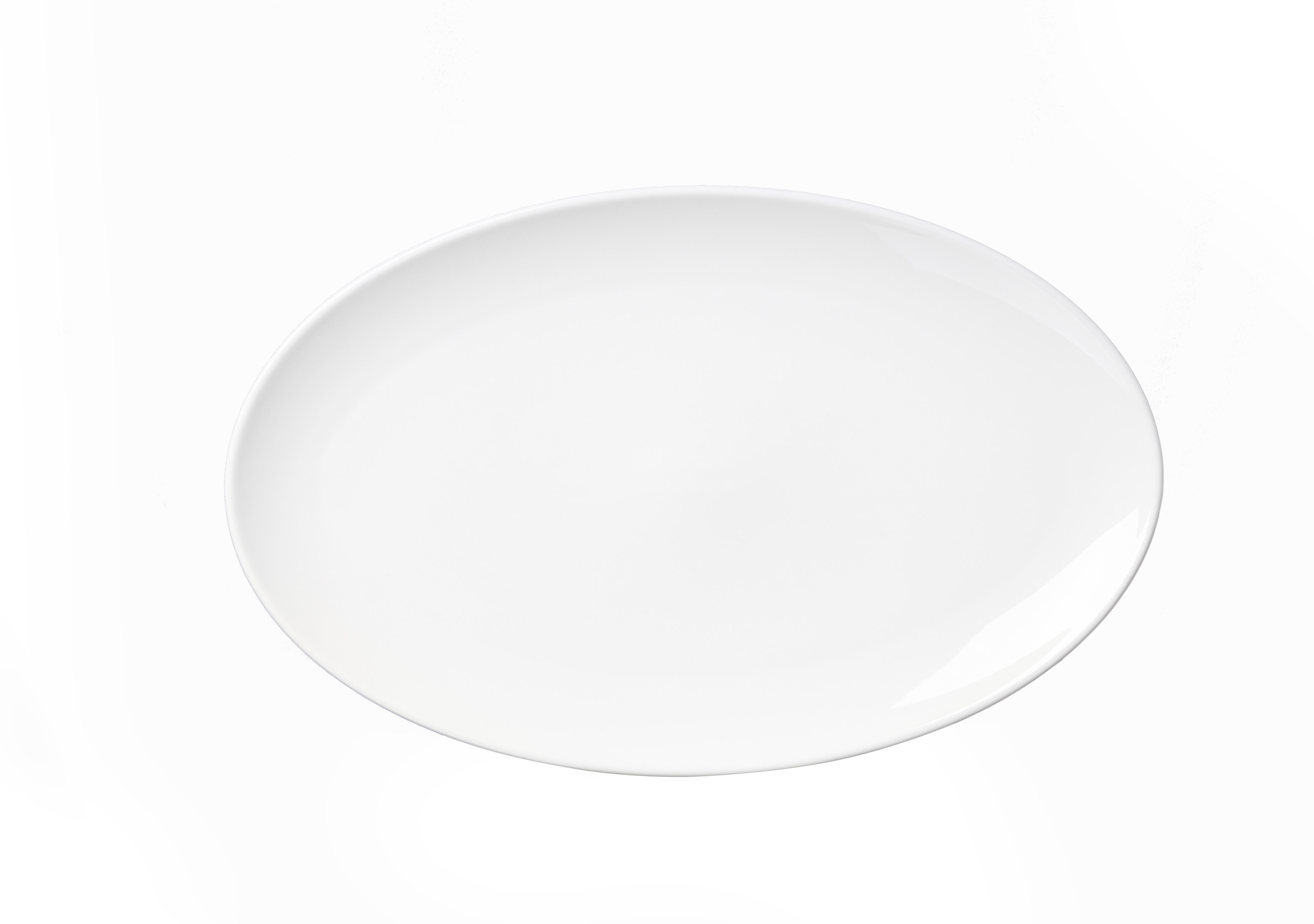 SERVIERPLATTE - Weiß, Design, Keramik (30,5/17,5/2cm) - Ritzenhoff Breker