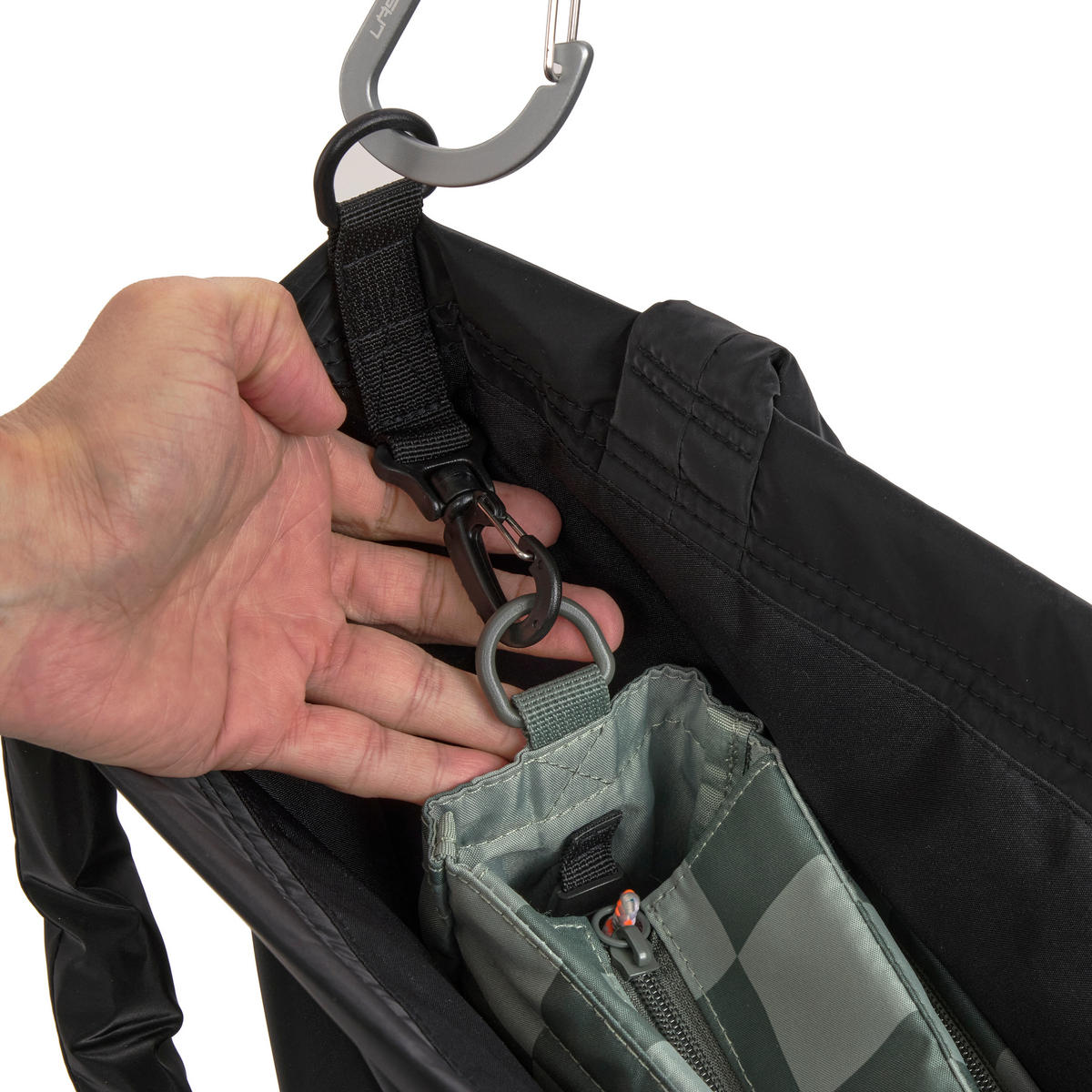 WICKELTASCHE Shopper MIX  - Schwarz, Basics, Textil (38/11/44cm) - Lässig