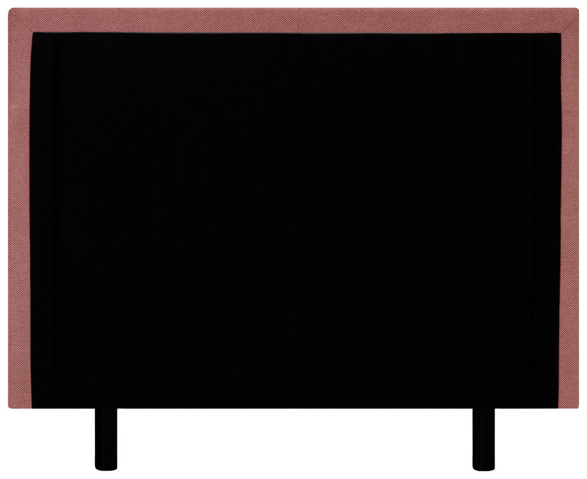 BOXBETT 120/200 cm  in Rosa  - Schwarz/Rosa, KONVENTIONELL, Textil (120/200cm) - P & B