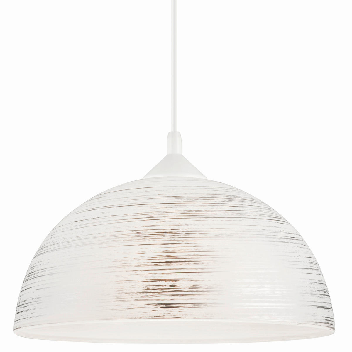 HÄNGELEUCHTE  - Weiß, KONVENTIONELL, Glas/Kunststoff (70/30/30cm)