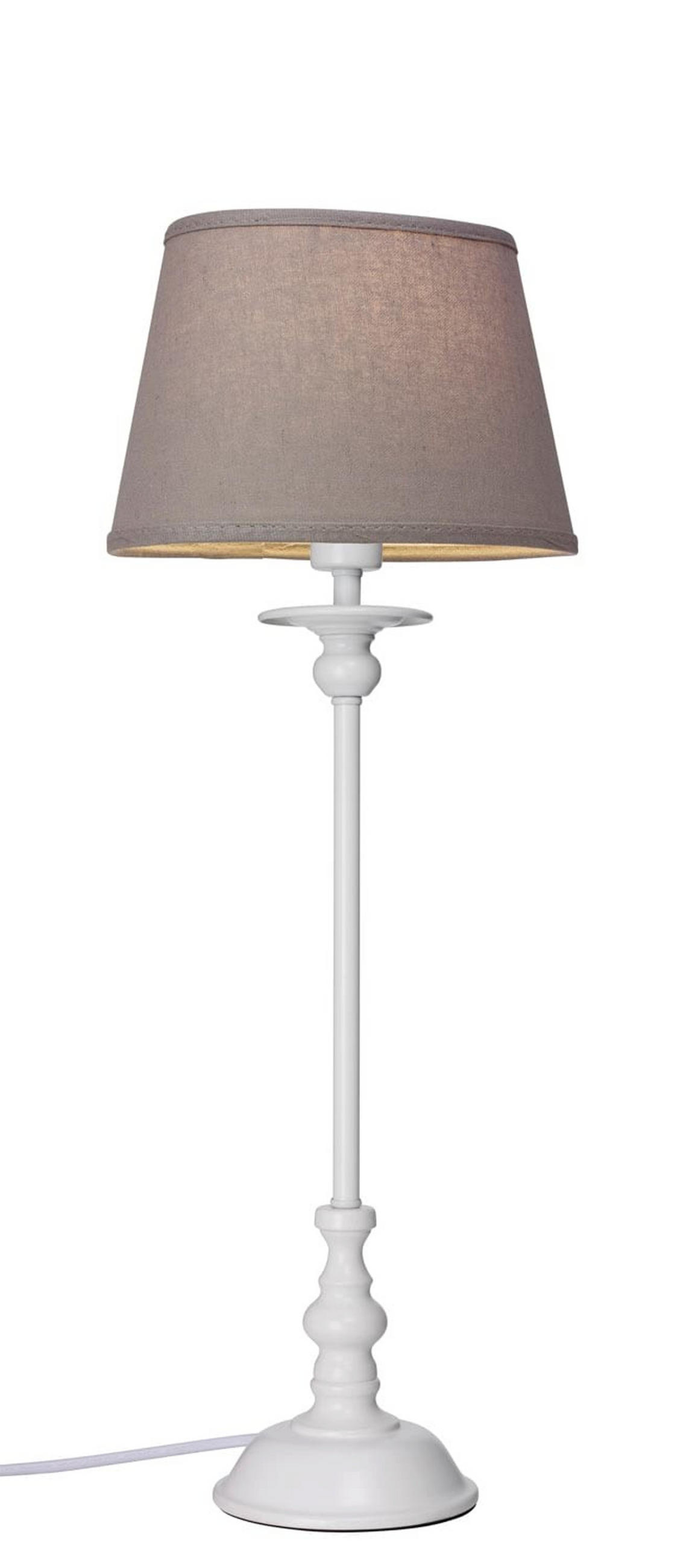 LAMPFOT   - vit, Klassisk, metall (47,5cm) - Cottex