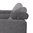 ECKSOFA  in Mikrofaser Grau  207/301 cm  - Schwarz/Grau, Design, Textil/Metall (207/301cm) - Xora