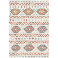 VINTAGE-TEPPICH Ondea Ramizh 130/190 cm  in Terracotta, Perlmutt, Graublau  - Graublau/Perlmutt, LIFESTYLE, Kunststoff/Textil (130/190cm) - Lindorug