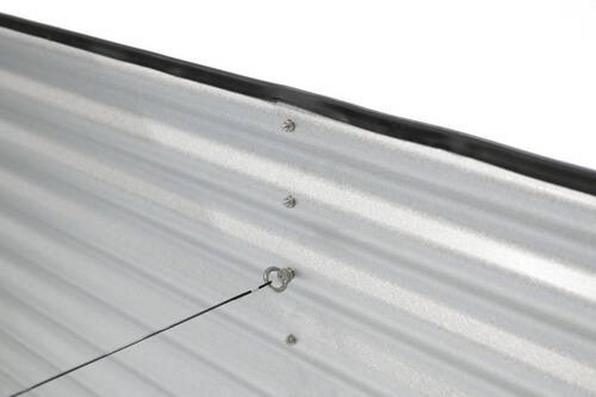 HOCHBEET 240/82/80 cm  - Silberfarben, Basics, Metall (240/82/80cm)