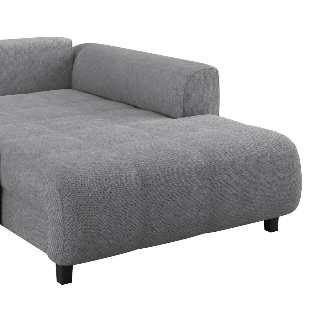 Thumbnail - Livetastic Ecksofa, Grau, Textil, 4-Sitzer, Füllung: Schaumstoff, Ottomane rechts, L-Form, 309x197 cm, Made in EU, seite...