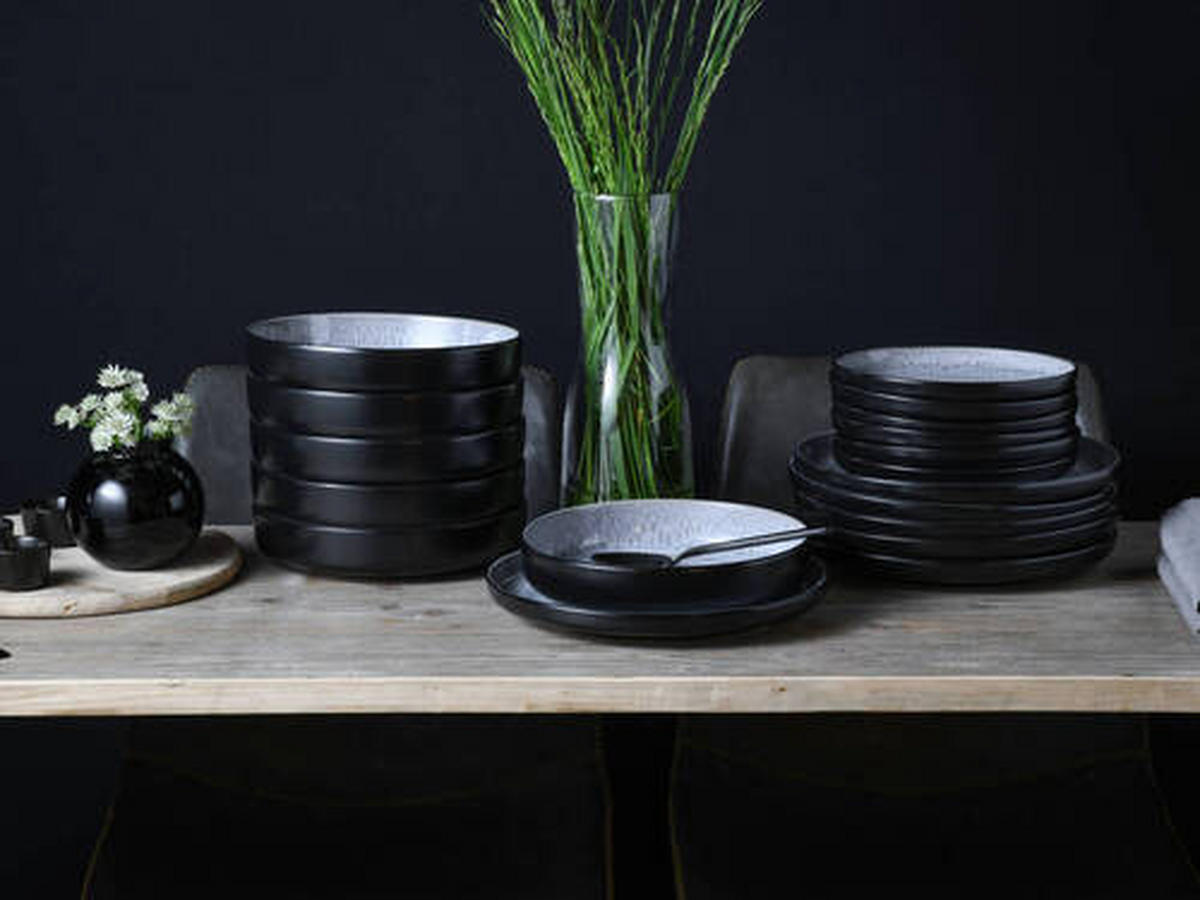TAFELSERVICE 18-teilig  - Hellgrau, Trend, Keramik - Creatable