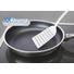 BRATPFANNE 32 cm PTFE-Antihaftbeschichtung - Klar/Edelstahlfarben, Basics, Glas/Metall (32cm) - SCHULTE UFER