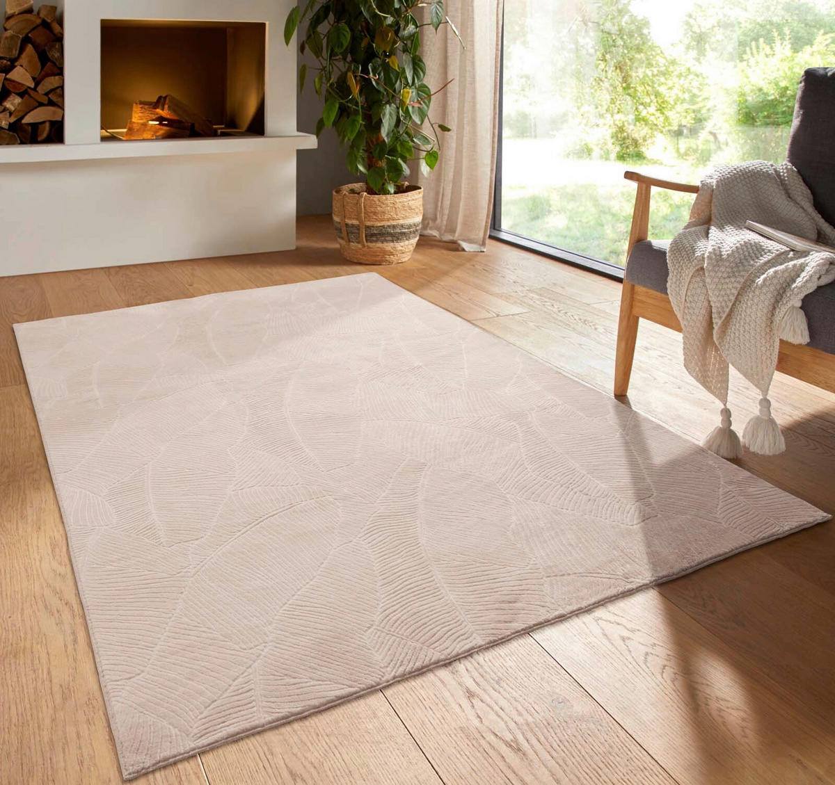 WEBTEPPICH 300/400 cm Stilo Beige  - Beige, Design, Textil (300/400cm) - Novel