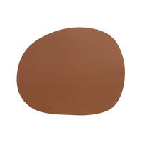 TISCHSET RAW Naturmaterialien Cognac  - Cognac, Basics, Naturmaterialien (42/34/3cm) - Aida