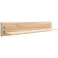 WANDBOARD Holz, Holzwerkstoff Asteiche, Balkeneiche furniert, massiv Eichefarben  - Eichefarben, KONVENTIONELL, Holz/Holzwerkstoff (150/24/24cm) - Cantus