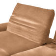 ECKSOFA  in Chenille Aprikose  170-195/280 cm  - Aprikose/Schwarz, Design, Textil/Metall (170-195/280cm) - Dieter Knoll