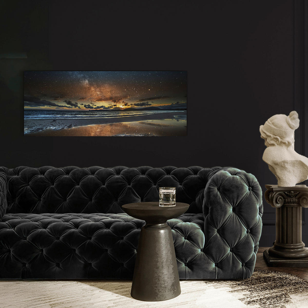 LEINWANDBILD Strand & Meer 150/60 cm  - Multicolor, Basics, Holz/Textil (150/60cm)