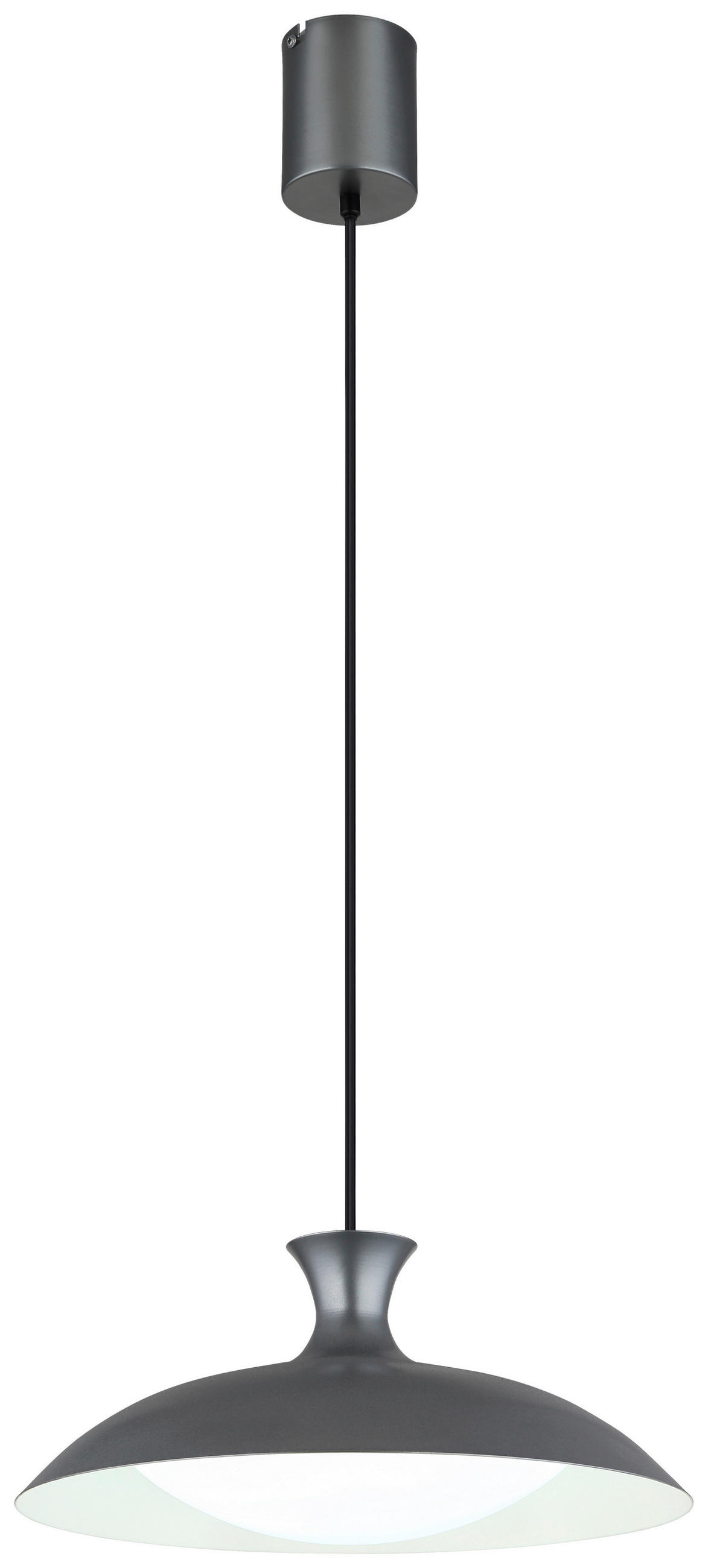 LED-HÄNGELEUCHTE 40/150 cm   - Opal/Weiß, Trend, Kunststoff/Metall (40/150cm) - Collet's Monde