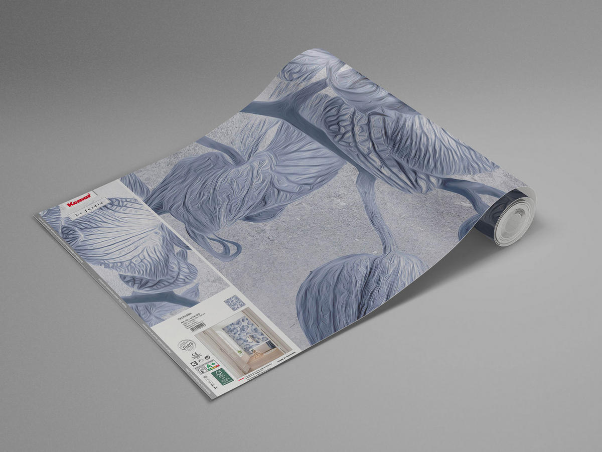 VLIESTAPETE  - Blau/Weiß, Basics (200/250cm) - Xora