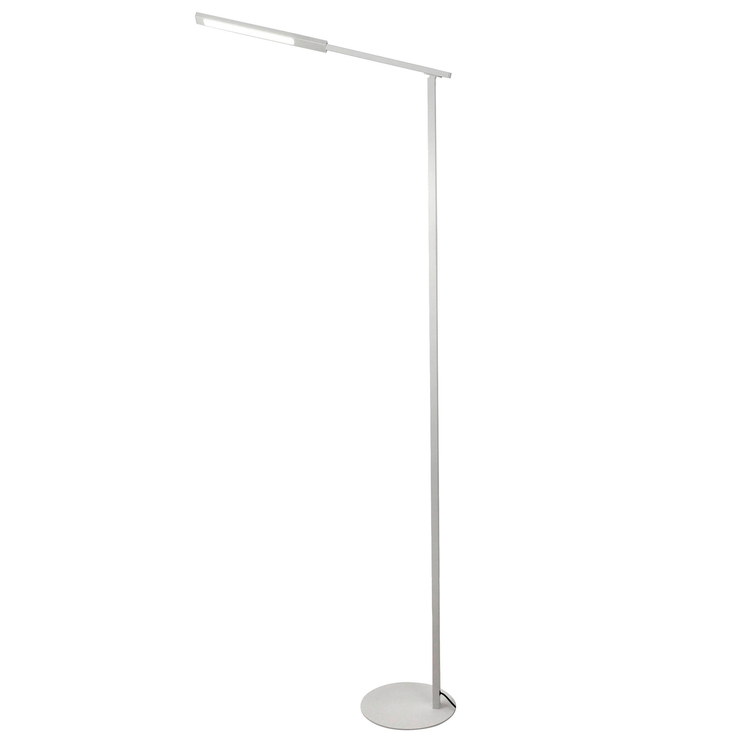 LED-STEHLEUCHTE 51/175 cm    - Weiß, Design, Metall (51/175cm) - Fabas Luce