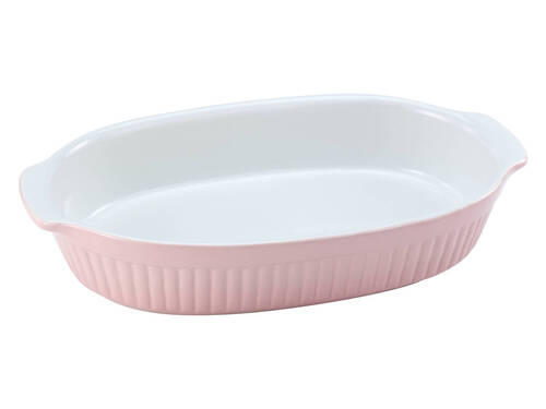 AUFLAUFFORM Keramik Steinzeug  - Rosa, KONVENTIONELL, Keramik (33,5/19/5cm) - Creatable