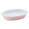 AUFLAUFFORM Keramik Steinzeug  - Rosa, KONVENTIONELL, Keramik (33,5/19/5cm) - Creatable