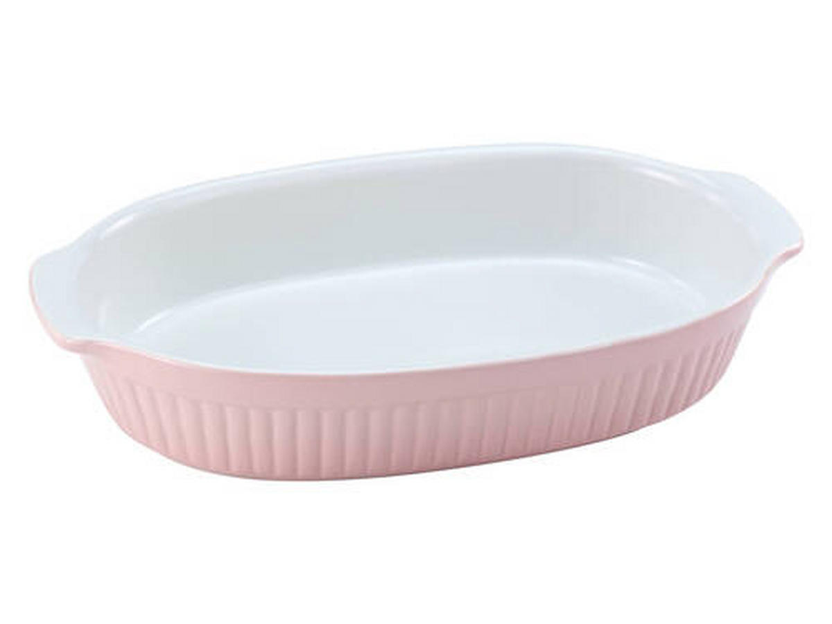 AUFLAUFFORM Keramik Steinzeug  - Rosa, KONVENTIONELL, Keramik (33,5/19/5cm) - Creatable