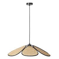HÄNGELEUCHTE 69/124,5 cm   - Beige, Basics, Holz/Metall (69/124,5cm) - Osram
