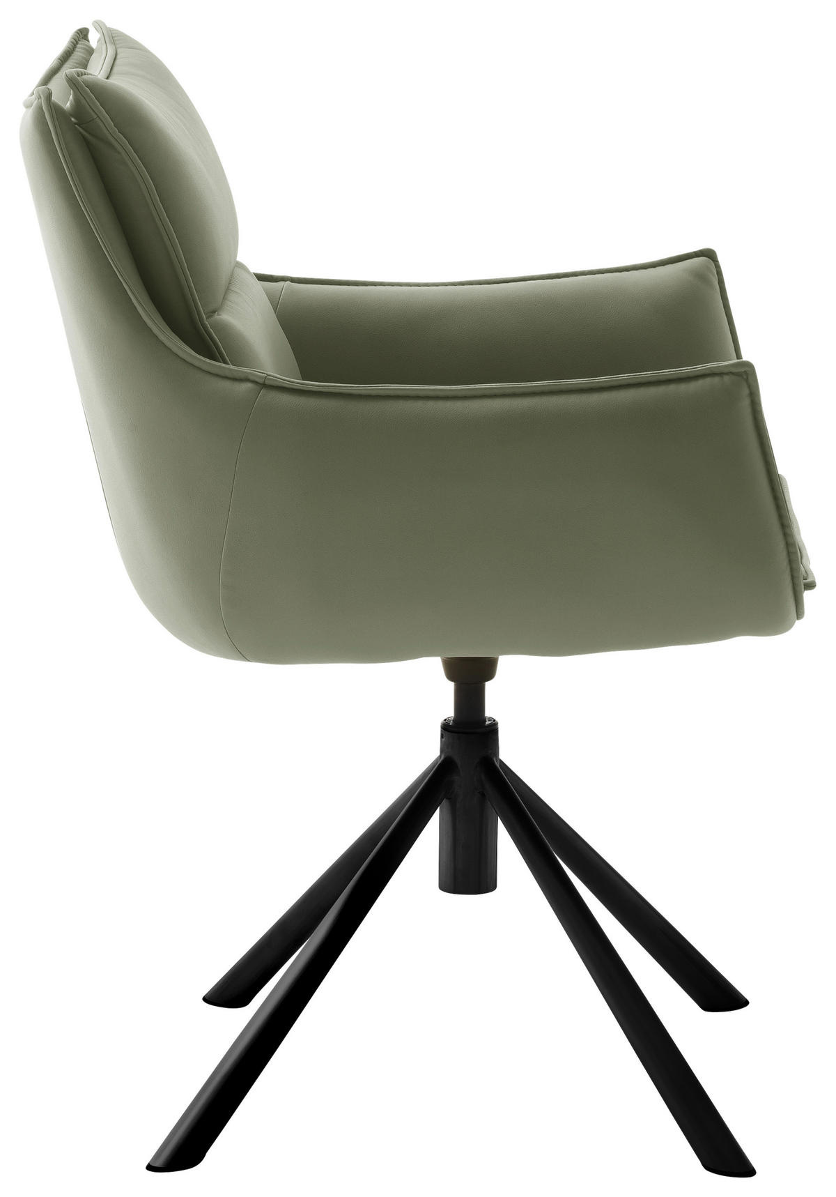 STOLICA SA RUKONASLONOM  crna, maslinasto zelena       - maslinasto zelena/crna, Dizajnerski, metal/tekstil (60/90/65cm) - Novel