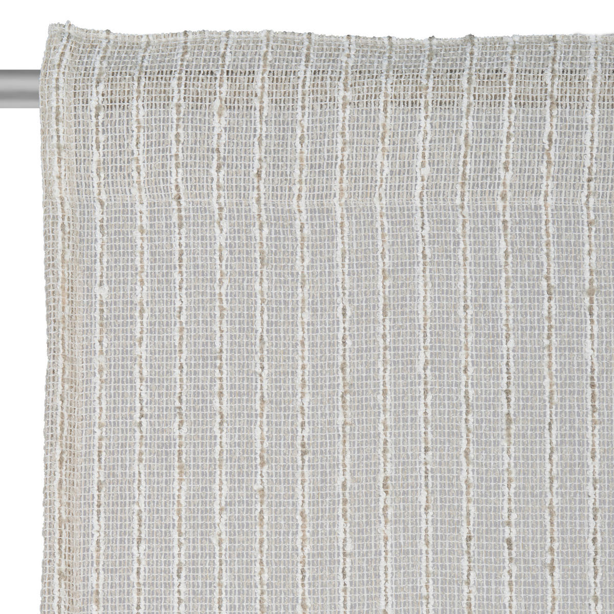 FERTIGVORHANG  transparent  135/245 cm   - Grau, Basics, Textil (135/245cm) - Esposa