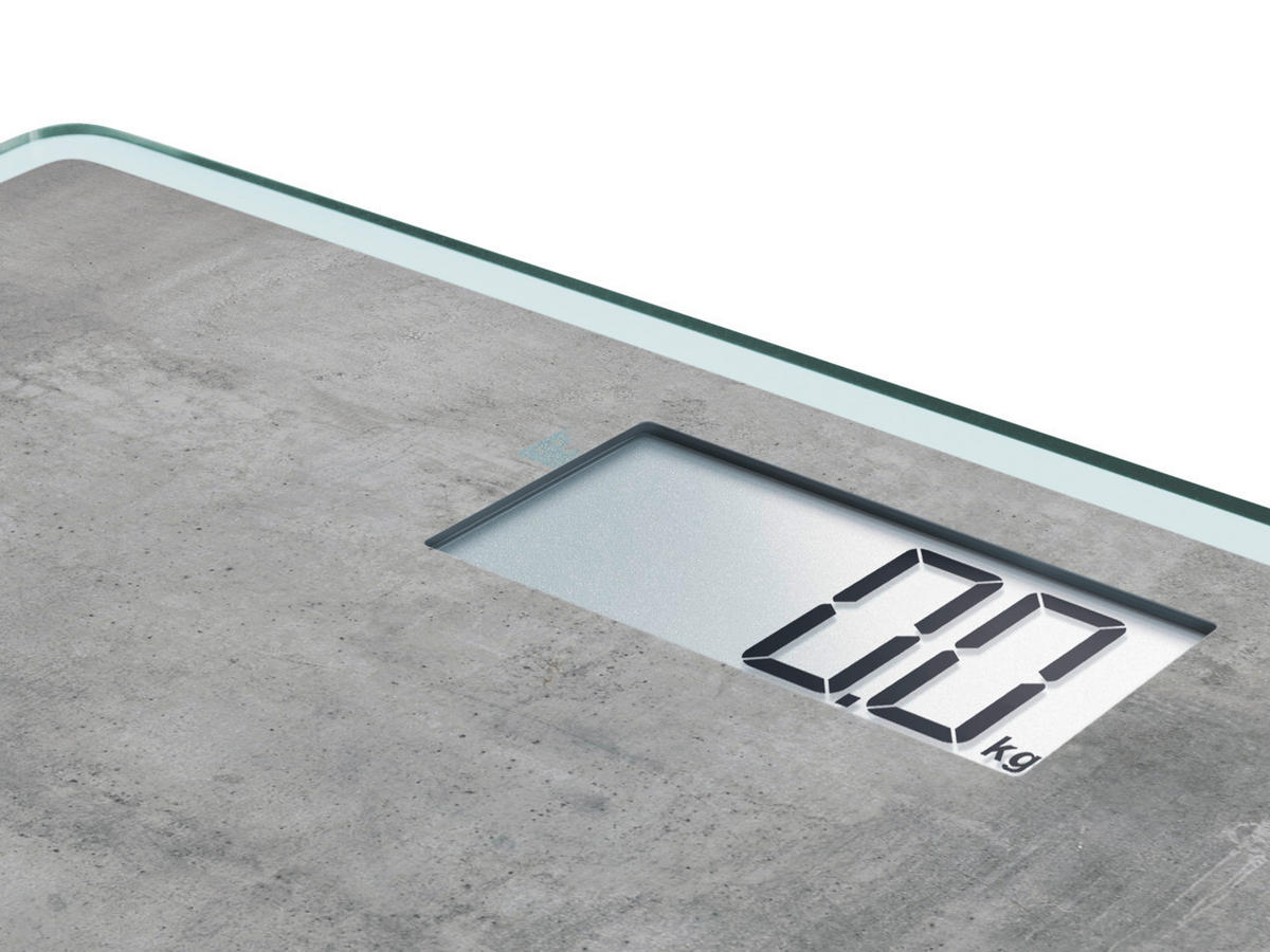 VAGA OSOBNA  siva   - siva, Basics, staklo/plastika (33,5/3,4/32,5cm) - Soehnle