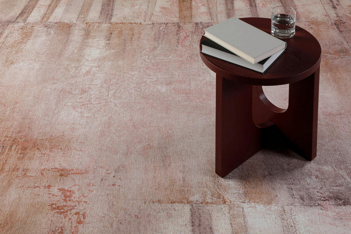 FLACHWEBETEPPICH  Wohnzimmer 200/300 cm Esprit Altrosa, Terracotta rechteckig  - Terracotta/Altrosa, Basics, Textil (200/300cm) - Esprit
