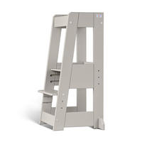 LERNTURM Felix  - Hellgrau, Design, Holz (40/91/45cm) - tiSsi