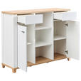 KOMMODE  in 135/99/44 cm  - Graphitfarben/Eiche Artisan, KONVENTIONELL, Holzwerkstoff/Kunststoff (135/99/44cm) - Hom`in
