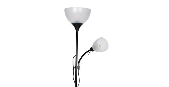 STEHLEUCHTE 42/21/180 cm    - Schwarz/Weiß, Basics, Kunststoff/Metall (42/21/180cm) - Boxxx