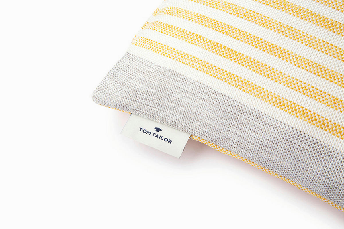 KUDDFODRAL Fresh 40/60 cm  - ljusgrå/grå, Klassisk, textil (40/60cm) - Tom Tailor