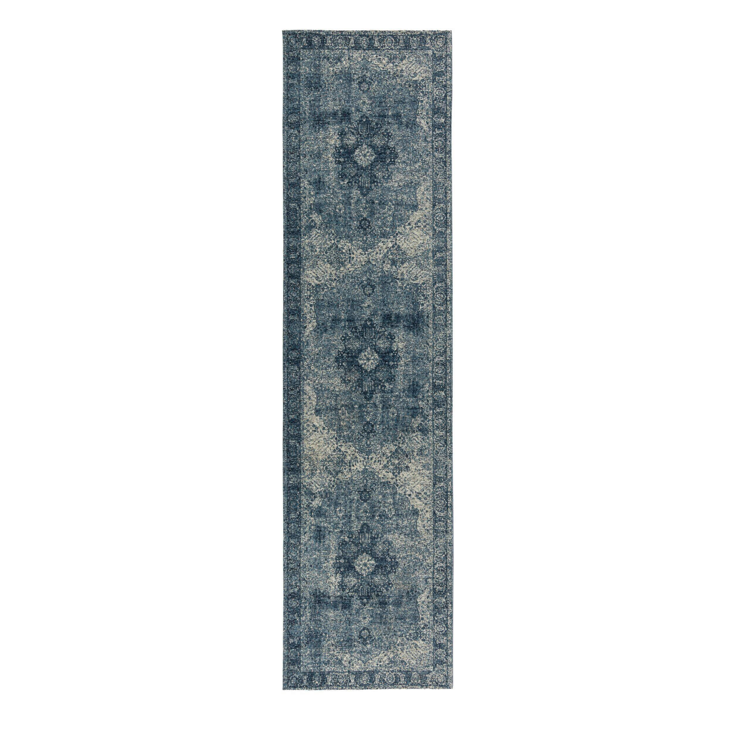 LÄUFER 60/230 cm Manhattan  - Blau, Basics, Textil (60/230cm) - Flair Rugs