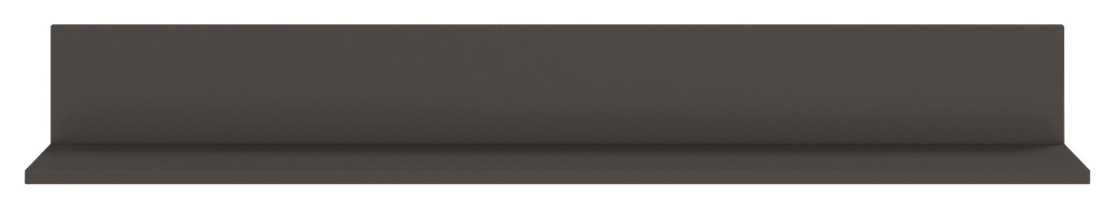 WANDBOARD Graphitfarben  - Graphitfarben, KONVENTIONELL, Holzwerkstoff (120/16/17cm) - Xora