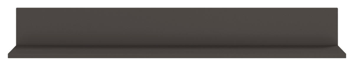 WANDBOARD in 120/16/17 cm Graphitfarben  - Graphitfarben, Konventionell, Holzwerkstoff (120/16/17cm) - Xora