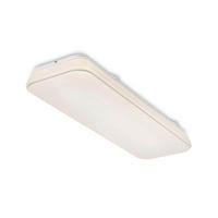STROPNA LED-SVETILKA  Rupa 24 W/2800 lm/3000 K// - bela, Basics, kovina/umetna masa (60,7/18,7/5,7cm)
