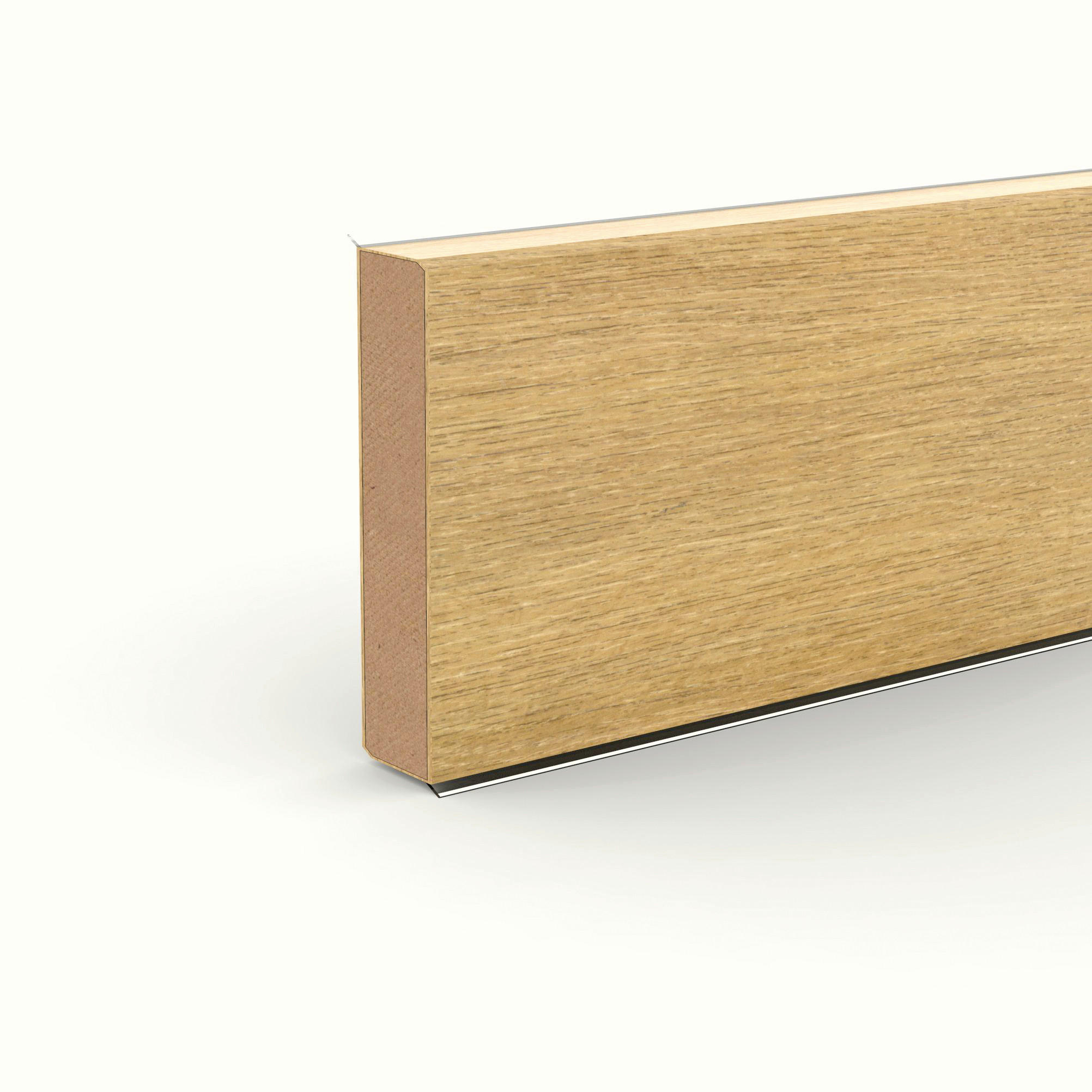 SOCKELLEISTE Braun  - Braun, Basics, Holzwerkstoff (250/1.3/6cm)