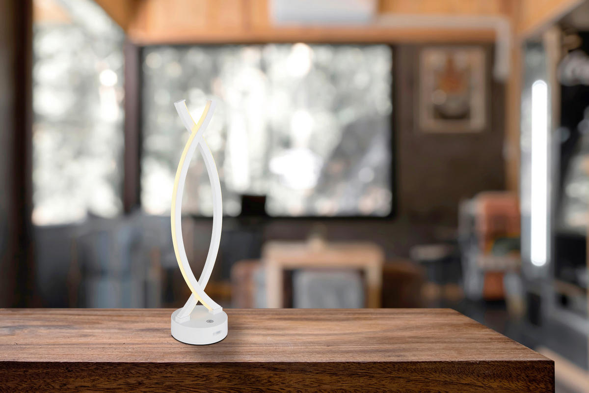 LED-BORDSLAMPA 12,5/10/41 cm   - vit/opal, Basics, plast (12,5/10/41cm)