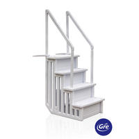 POOLLEITER 2024  - Weiß, KONVENTIONELL, Kunststoff (92/206/80cm) - Gre