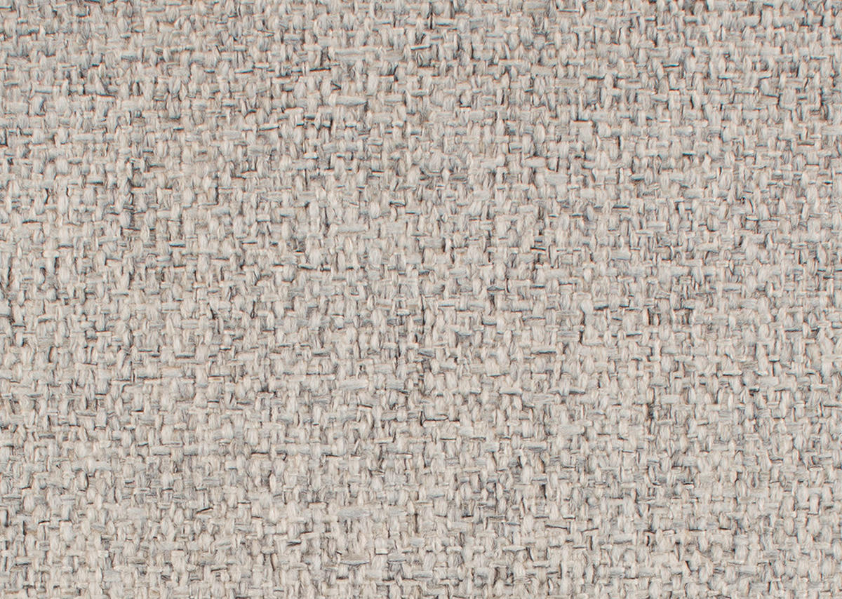 ECKSOFA in Flachgewebe Ecru  - Ecru/Eichefarben, Design, Holz/Textil (307/190cm) - Joka