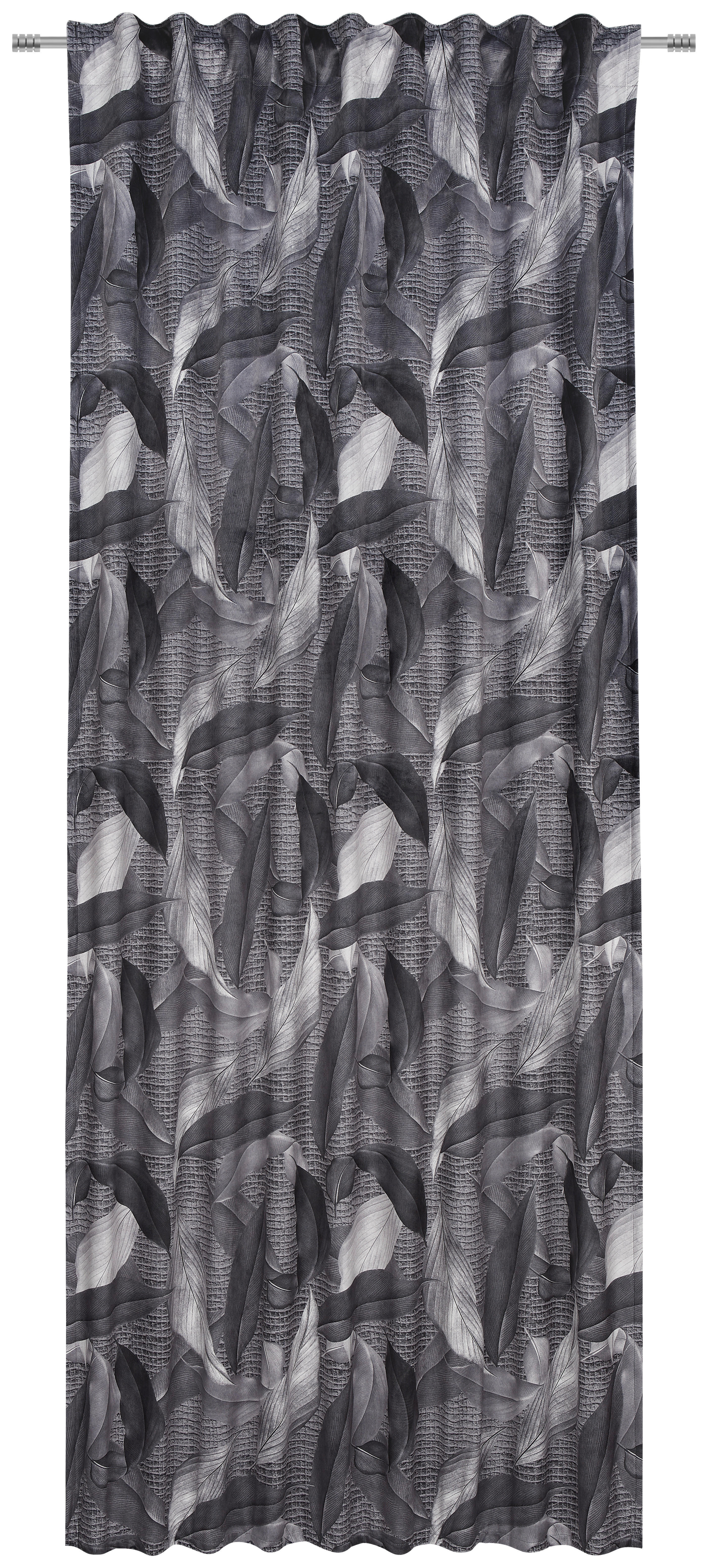 FERTIGVORHANG LECCIO 135/245 cm   - Anthrazit, Design, Textil (135/245cm) - Esposa