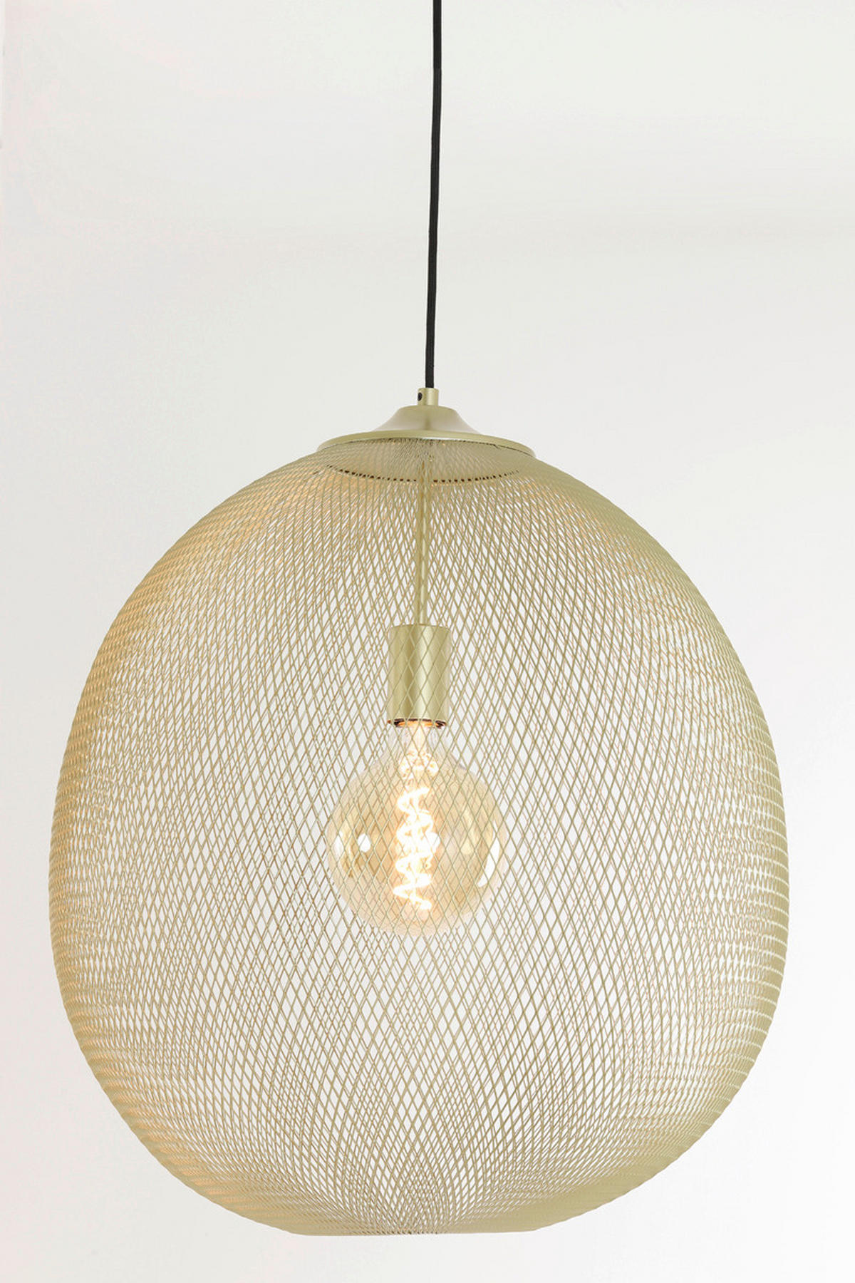 HÄNGELEUCHTE Moroc 50/58 cm   - Goldfarben, Design, Metall (50/58cm) - Light & Living