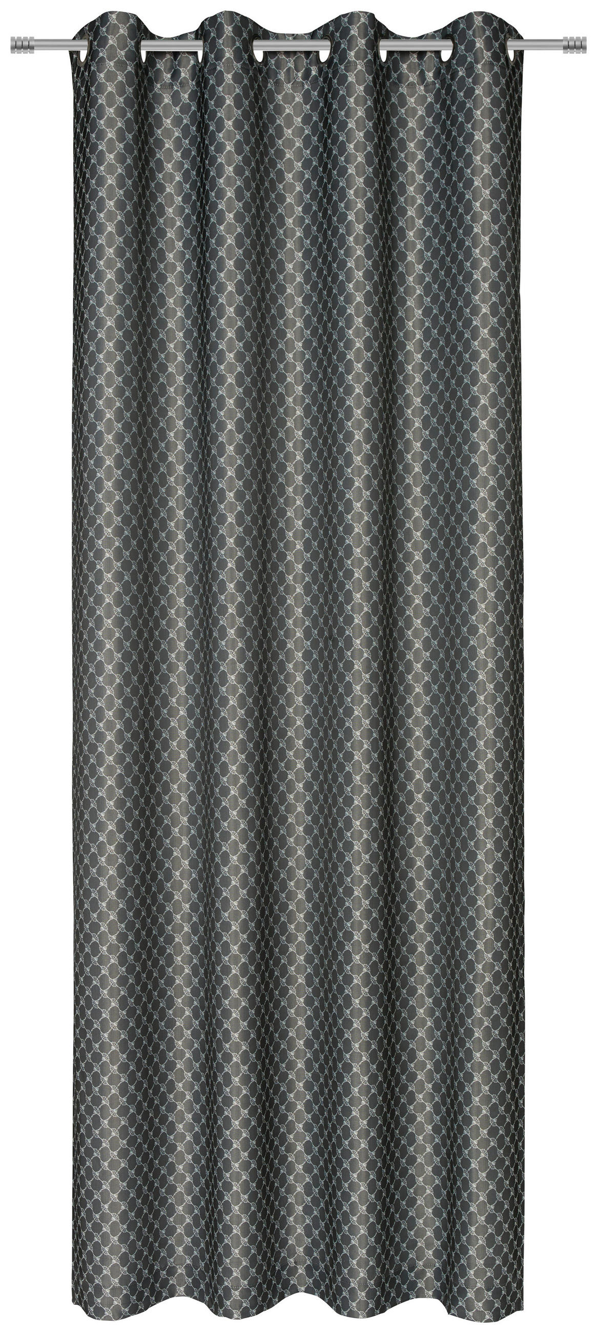 ÖSENSCHAL ALLOVERS blickdicht 140/250 cm   - Grau, Design, Textil (140/250cm) - Joop!