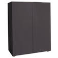 GARDEROBE 3-teilig  in 135/190/39 cm  - Eichefarben/Anthrazit, Design, Holzwerkstoff (135/190/39cm) - Carryhome