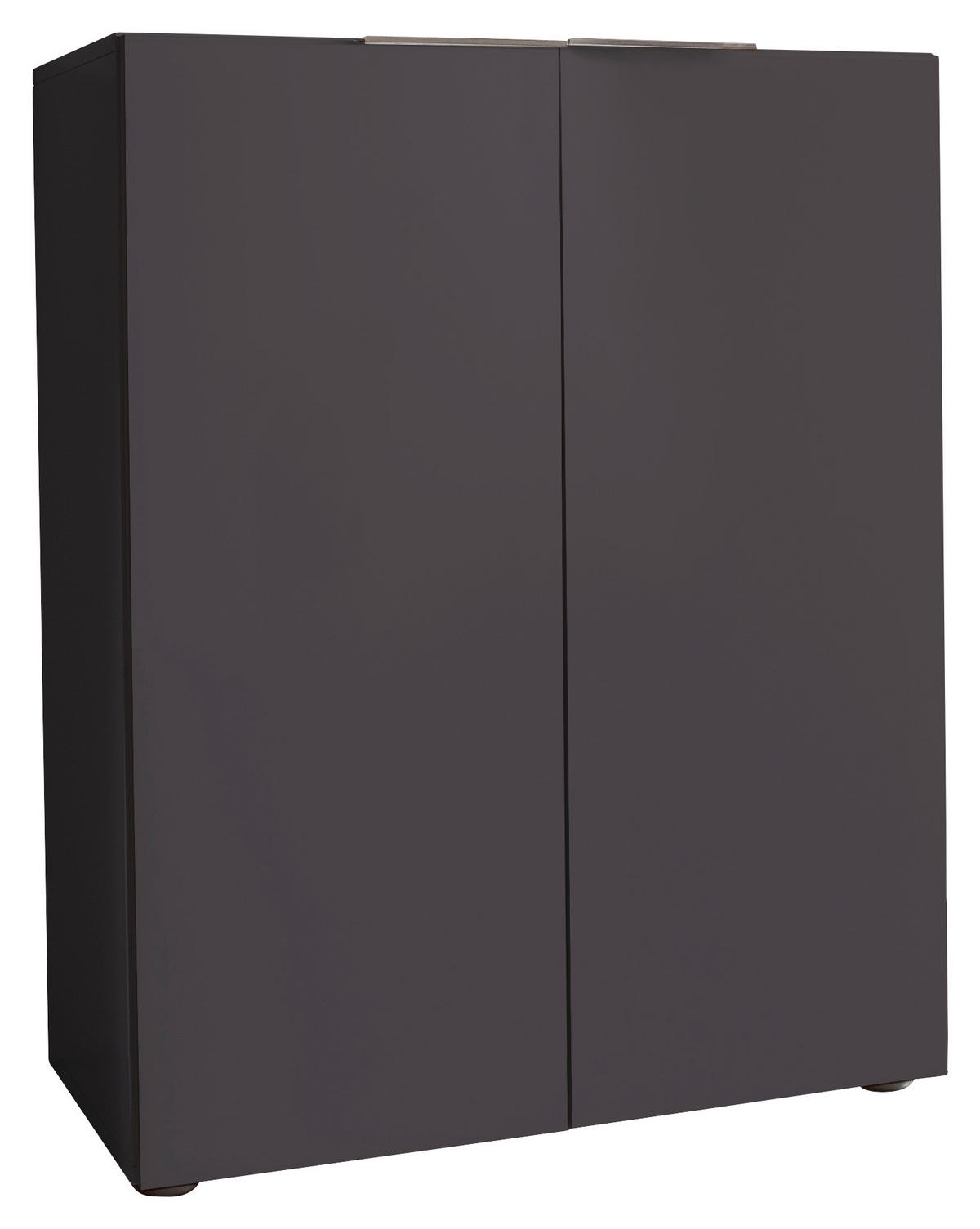 GARDEROBE 3-teilig  in 135/190/39 cm  - Eichefarben/Anthrazit, Design, Holzwerkstoff (135/190/39cm) - Carryhome