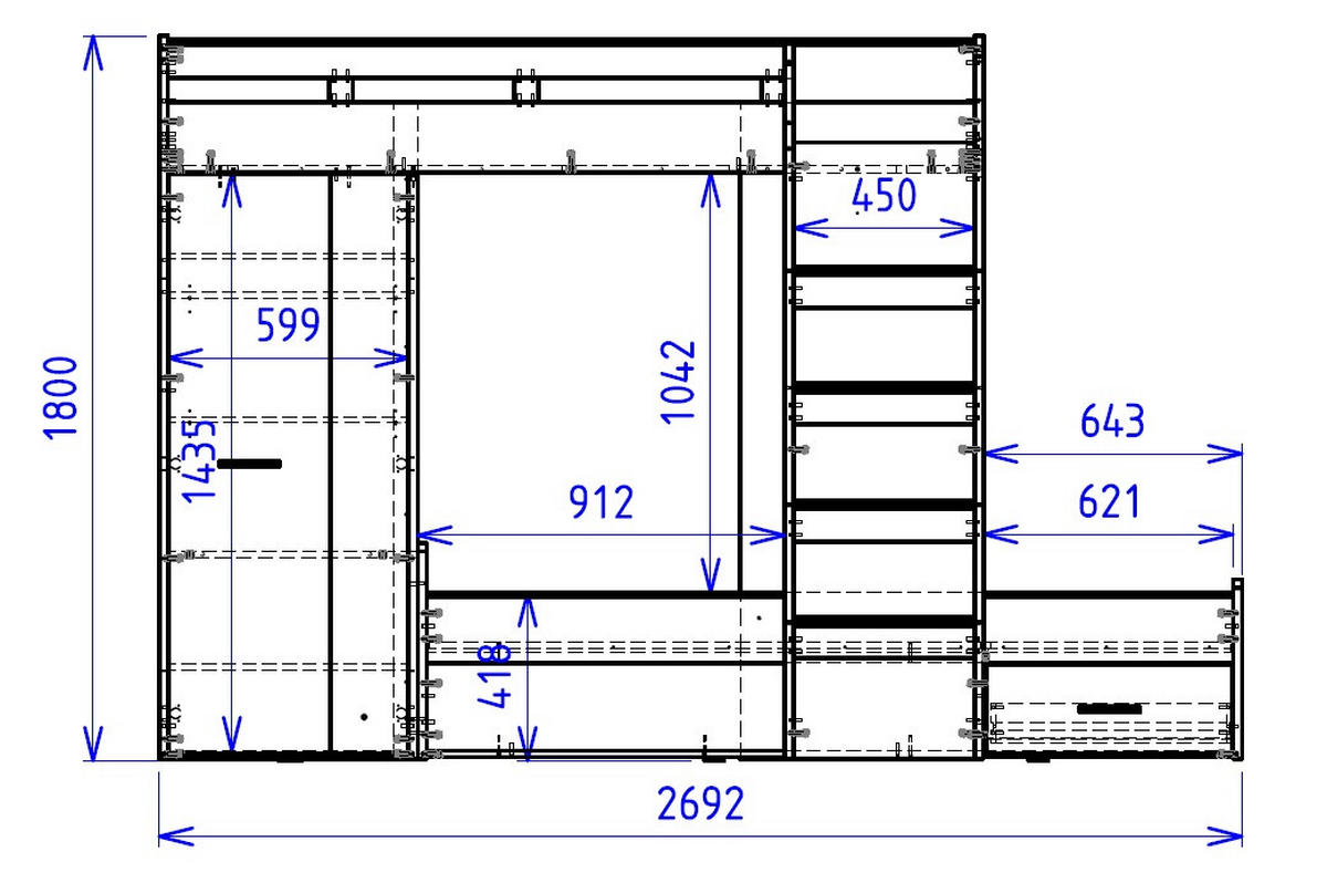 PAT ÎNALT 90/200 cm  in alb  - alb, Konventionell, material pe bază de lemn (90/200cm) - Carryhome