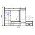 HOCHBETT 90/200 cm  - Weiß, KONVENTIONELL, Holzwerkstoff (90/200cm) - Carryhome