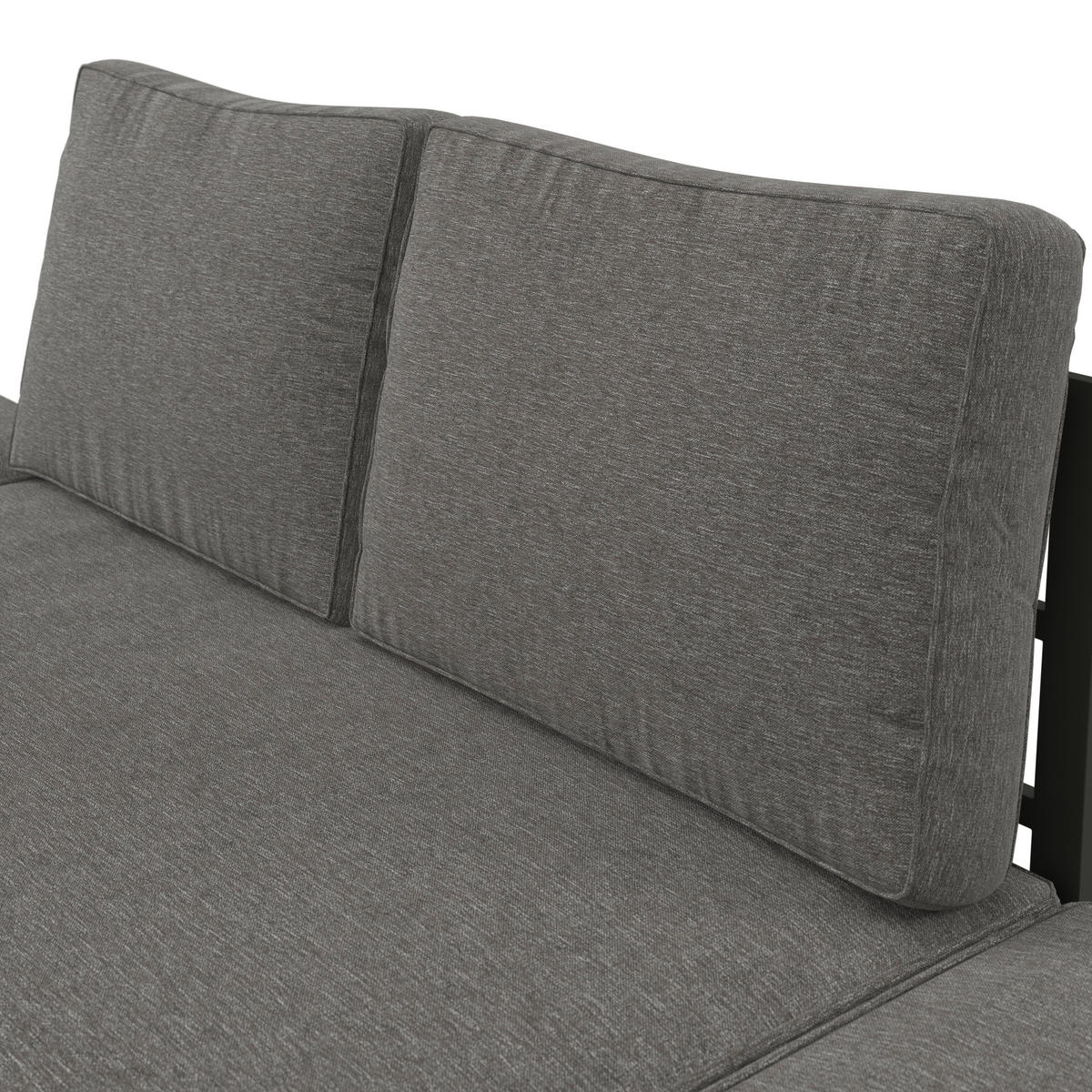 GARTENBANK 220/163/68/70 cm  Stahl  - Grau, MODERN, Metall (220/163/68/70cm) - Ambia Garden