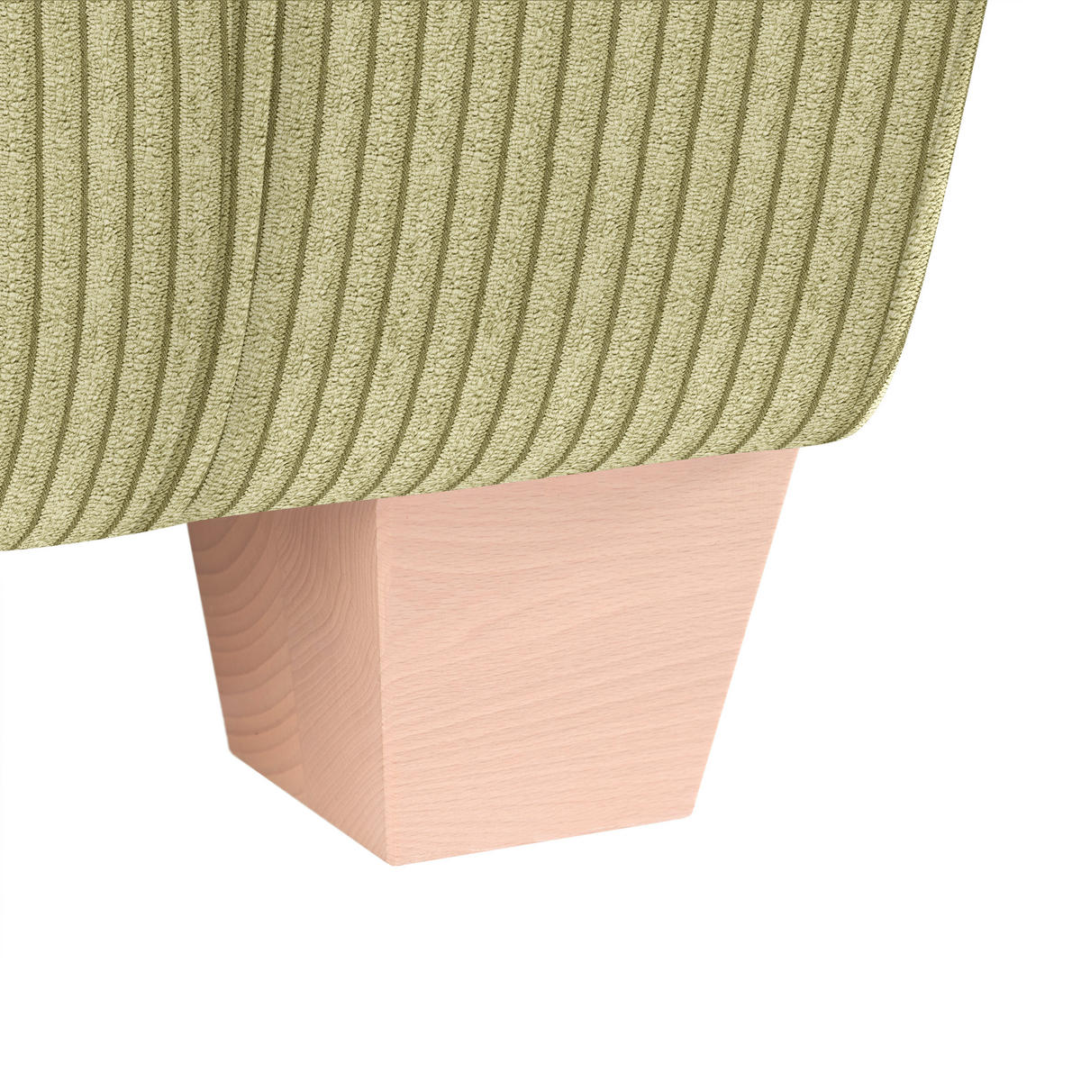 2-SITS SOFFA i textil lime  - lime/naturfärgad, trä/textil (190/70-85/95cm) - MID.YOU