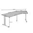 SCHREIBTISCH in Metall, Holzwerkstoff - Silberfarben/Zwetschgefarben, KONVENTIONELL, Holzwerkstoff/Metall (210/65-85/113cm) SCHREIBTISCH in Metall, Holzwerkstoff - Silberfarben/Zwetschgefarben, KONVENTIONELL, Holzwerkstoff/Metall (210/65-85/113cm)